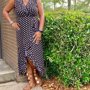Polka Dot wrap dress!
